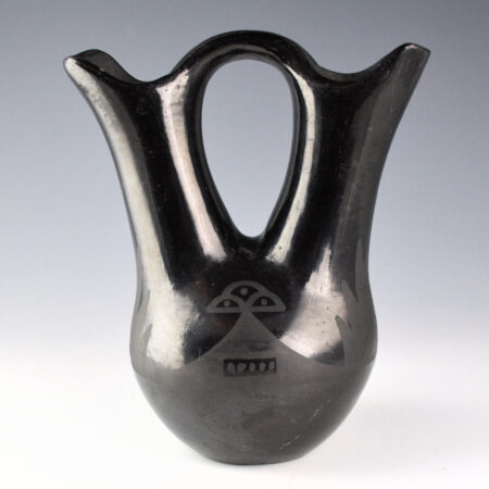 Martinez, Maria - Wedding Vase with Cloud and Mountain Designs "Marie + Julian" (1920's)