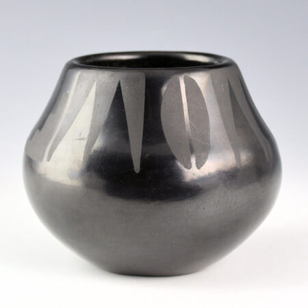 Martinez, Maria - Jar with Mesa, Seed, and Mountain Designs "Maria + Popovi" (1956-9)