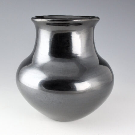 Martinez, Maria - Plainware Gunmetal Water Jar "Maria Poveka", 1950s