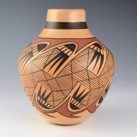 Alternative view of Nampeyo, Mary C. - Tall Jar with Migration Design (1990s)