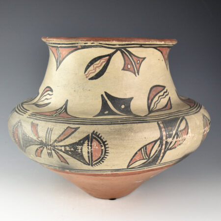 Once Known - Water Jar with Plant and Sun Designs (ca 1900)