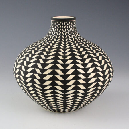 Estevan, Paula - Jar with Basket Weave Design