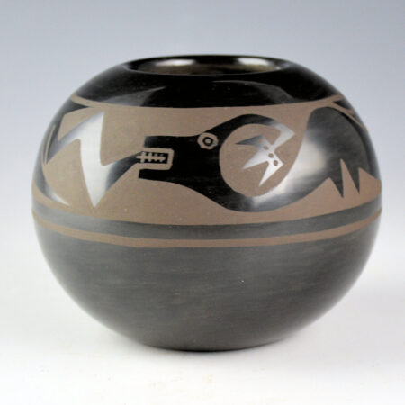 Martinez, Pauline - Round Bowl with Avanyu