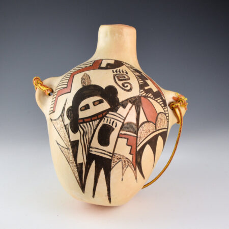 Setalla, Pauline - Large Canteen with Longhair Mana Katsina (1970s)
