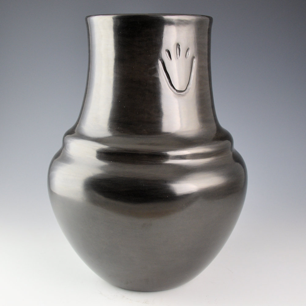 Ebelacker, Richard - 11" Tall Double Shoulder Water Jar with Bear Paws (1990s) - Image 2