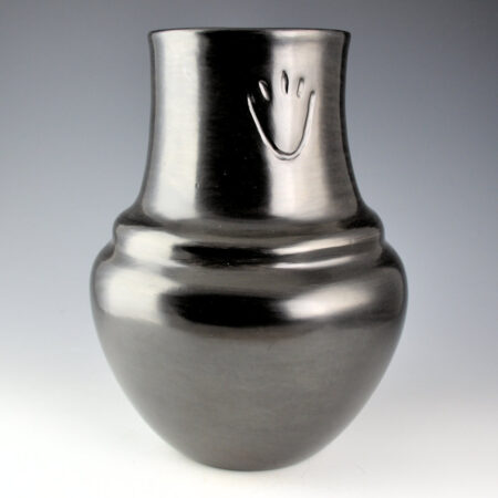 Ebelacker, Richard - 11" Tall Double Shoulder Water Jar with Bear Paws (1990s)