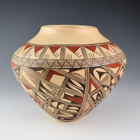 Silas, Roberta - Jar with Geometric Designs (1990s)