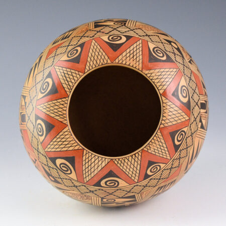 Alternative view of Huma, Rondina - Jar with Star and Geometric Shard Designs (1980s)