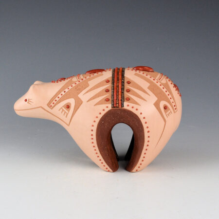 Alternative view of Sanchez, Russell  - Polychrome Bear with Sun Designs, Bear Paws and 208 Coral Insets