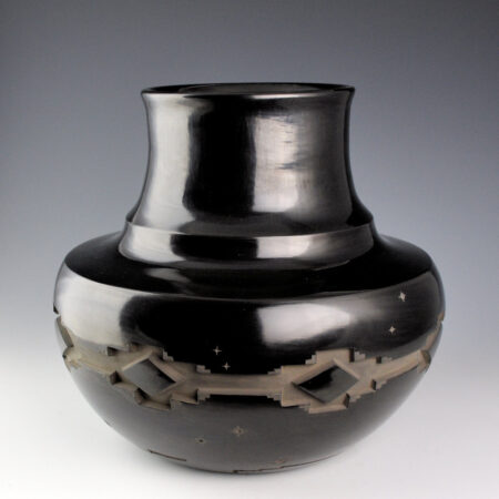 Alternative view of Roller, Ryan - 10" Tall "Starry Night" Double Shoulder Water Jar