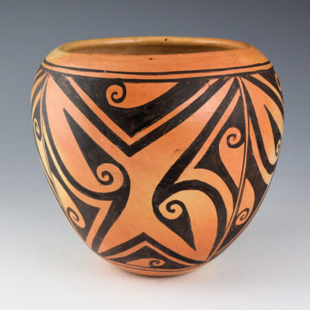 Adams, Sadie - Jar with Interlocking Clouds (1940s)