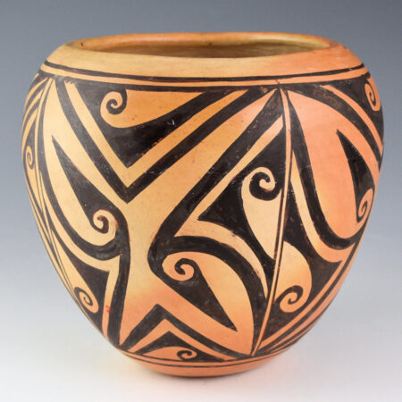 Alternative view of Adams, Sadie - Jar with Interlocking Clouds (1940s)