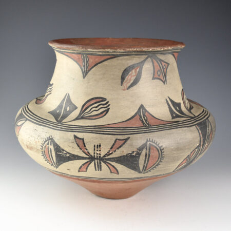 Alternative view of Once Known - Water Jar with Plant and Sun Designs (ca 1900)