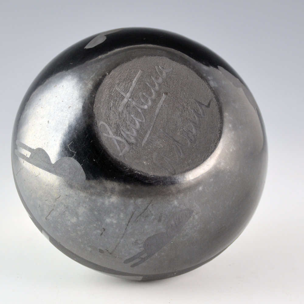 Martinez, Santana & Adam - Bowl with Rain and Cloud Designs (1980s) - Image 4