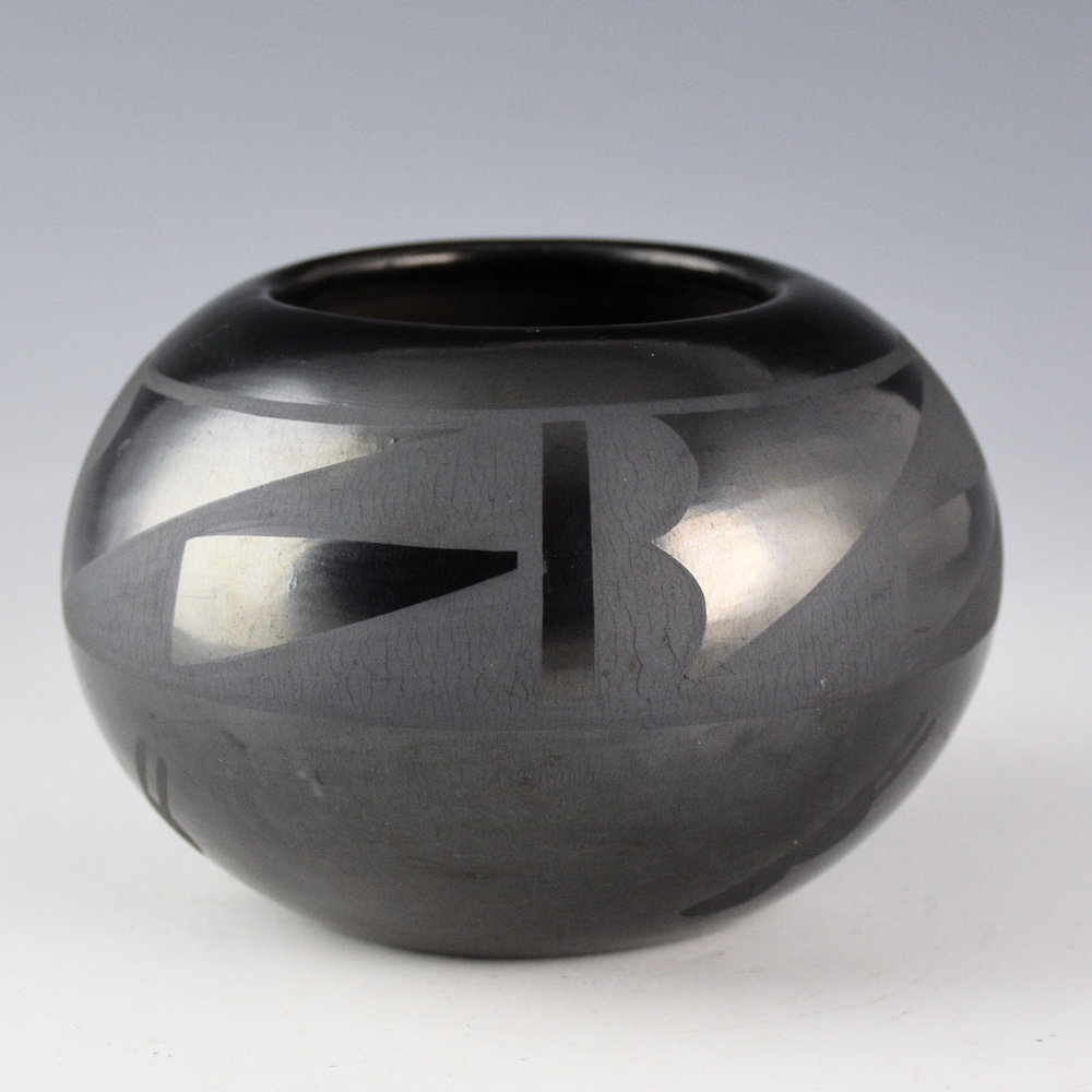 Martinez, Santana & Adam - Bowl with Rain and Cloud Designs (1980s) - Image 3