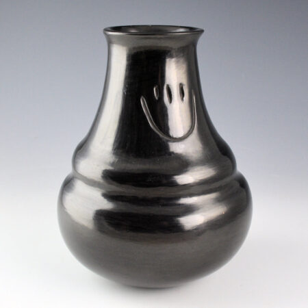 Alternative view of Naranjo-Garcia, Sharon - Black Rainbow Ridge Water Jar with Bear Paws