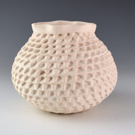 Alternative view of Shutiva, Stella - Corrugated Jar with Fluted Rim (1980s)
