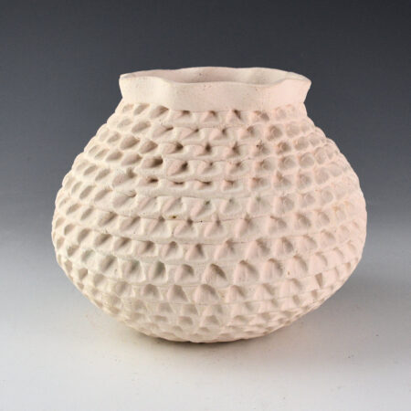 Shutiva, Stella - Corrugated Jar with Fluted Rim (1980s)