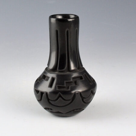 Alternative view of Gutierrez, Teresa - Long Neck Jar with Avanyu and Feathers