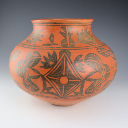 Alternative view of Roybal, Tonita - Black-on-Red Jar (ca 1910)