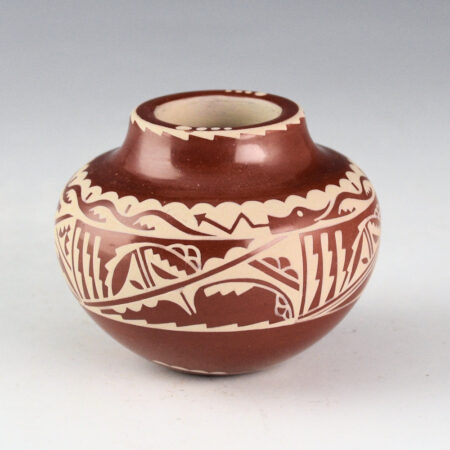 Curran, Ursula - Small Jar with Avanyu and Clouds