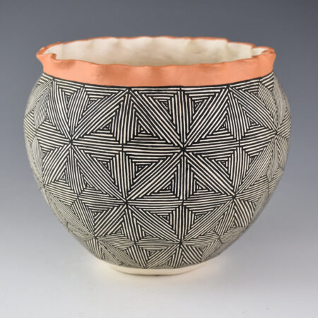 Malie, Dean & Rita - Jar with Fluted Rim and Interlocking Stars (1990s)