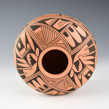 Alternative view of Sahu, Jeanette - Jar with Geometric Designs (1990s)