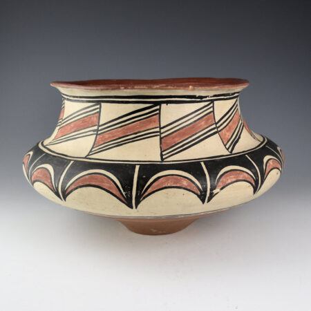 Roybal, Tonita - Polychrome Wide Shoulder Jar (ca 1910)