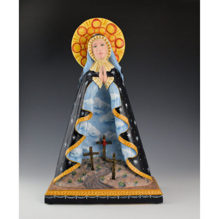 Arthur Lopez - "Mystic Madonna" Wood Carving (2011)