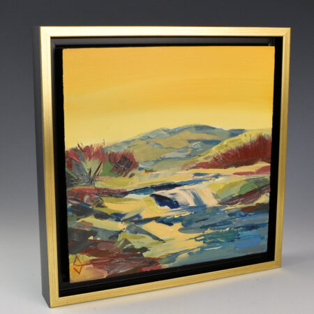 Alternative view of Vargas, Andrea - "Song of the River", Oil on Board (8 x 8)