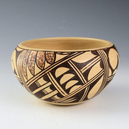 Poleahla, Bernadette - Bowl with Geometrics