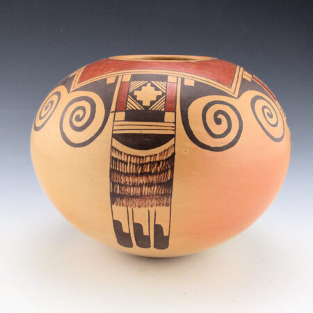 Nampeyo, Bonnie - Large Bowl with Eagle Tail Designs (1980s)