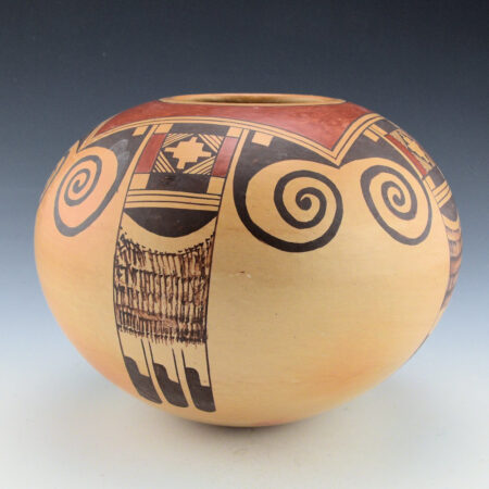 Alternative view of Nampeyo, Bonnie - Large Bowl with Eagle Tail Designs (1980s)