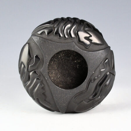 Alternative view of Youngblood, Christopher - "Resting in the Sun" Three Horned Lizards Bowl