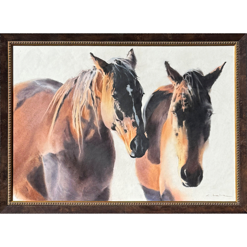 Hatch, Caitlin Leline - "Home Stretch" Watercolor (24" x 36")