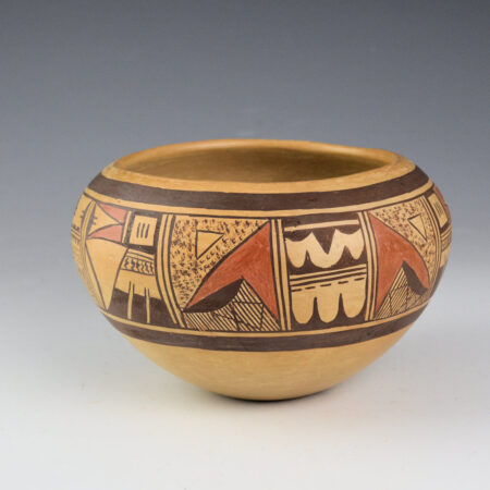 Hooee, Daisy Nampeyo - Bowl with Bird Wing Designs