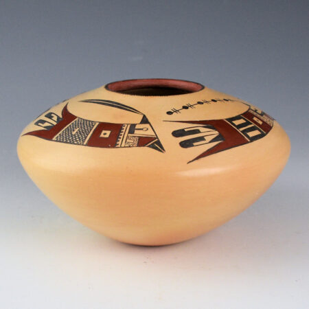 Quotskuyva, Dextra - "Cardinals" Wide Shoulder Bowl (1990s)