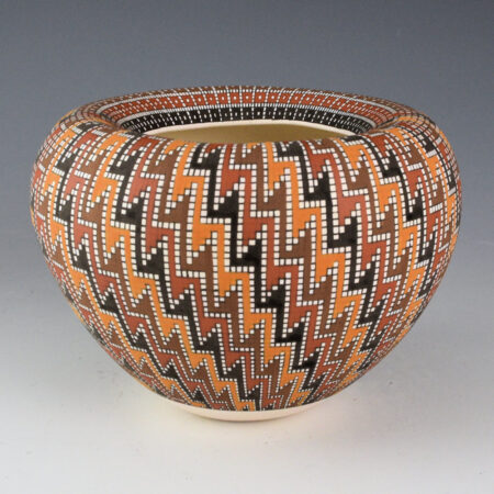 Antonio, Frederica - Five Color "Plentiful Harvest" Infinity Rim Jar