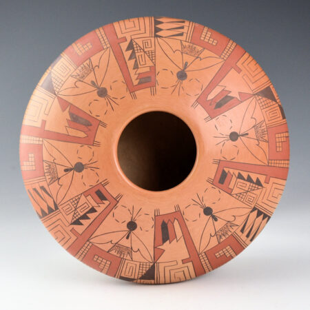 Kahe, Gloria - Wide Bowl with Six Moths and Mesa Designs