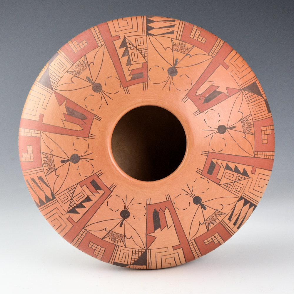 Kahe, Gloria - Wide Bowl with Six Moths and Mesa Designs