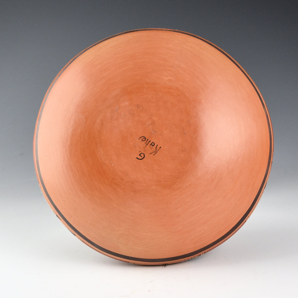 Kahe, Gloria - Wide Bowl with Six Moths and Mesa Designs - Image 3