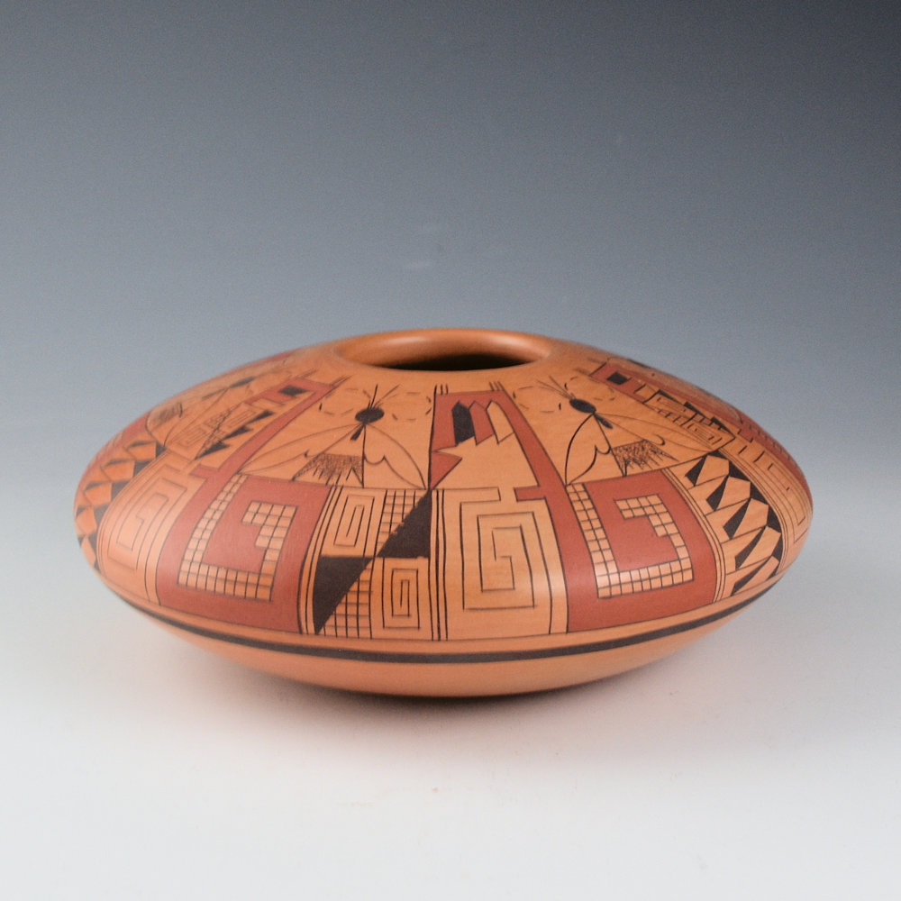 Kahe, Gloria - Wide Bowl with Six Moths and Mesa Designs - Image 2