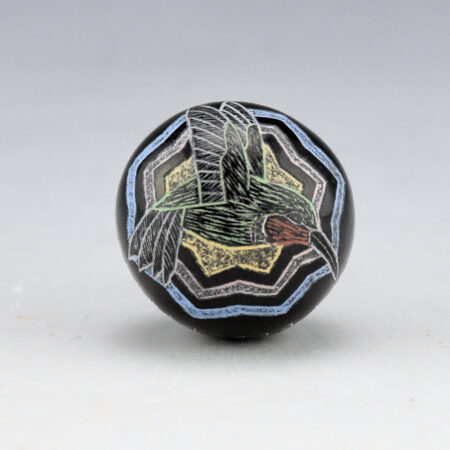 Lonewolf, Greg - "Hummingbird" Black Mini Seedpot