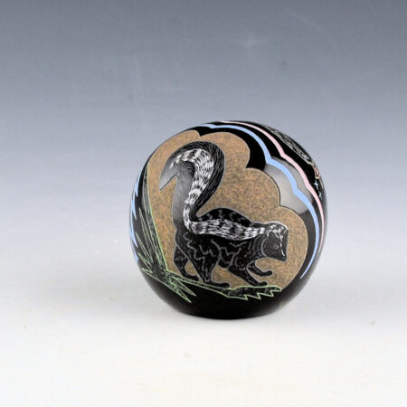 Lonewolf, Greg - "Striped Skunk" Black Seedpot