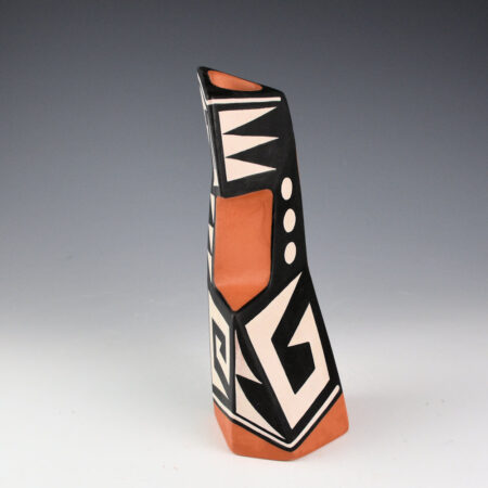 Alternative view of Suina, Jeff - "Quartz" Angular Geometric Design Jar