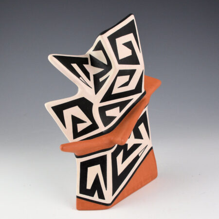 Suina, Jeff - "Edge" Angular Geometric Design Jar