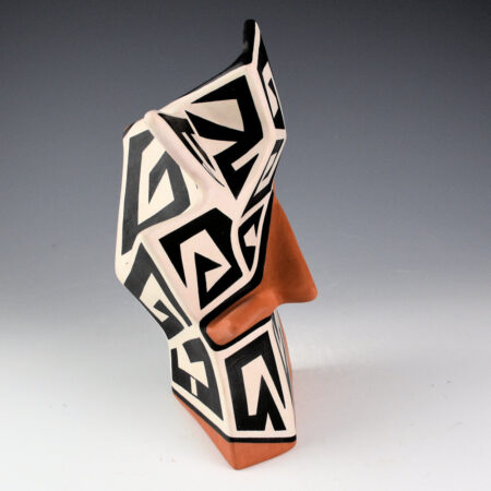 Alternative view of Suina, Jeff - "Edge" Angular Geometric Design Jar