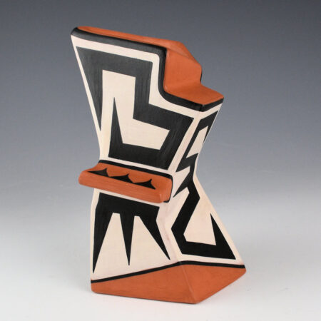 Alternative view of Suina, Jeff - "Gray Haven" Angular Geometric Design Jar