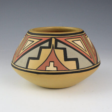 Talachy, Joe & Thelma - Polychrome Jar with Cloud Designs