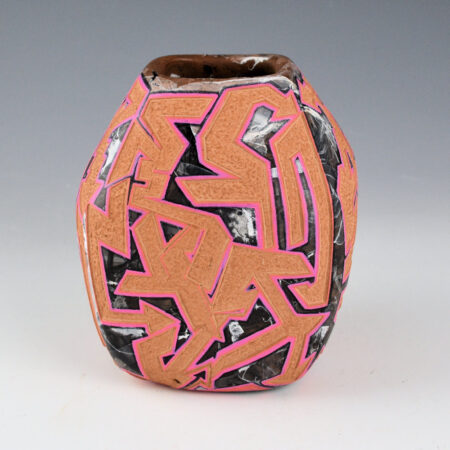 Folwell, Kaa - "Graffiti Lightning" Square Jar